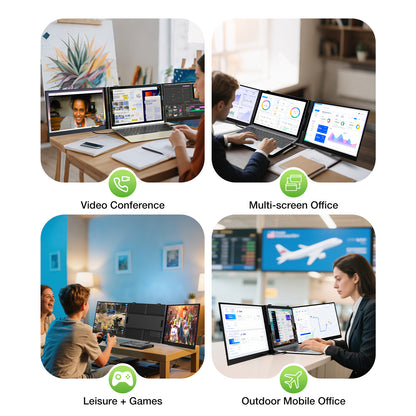 Kwumsy S8PRO MAX 世界初・1.2kg超軽量 15.3インチ デュアルスクリーン ポータブルディスプレイ